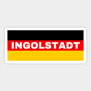 Ingolstadt City in German Flag Sticker